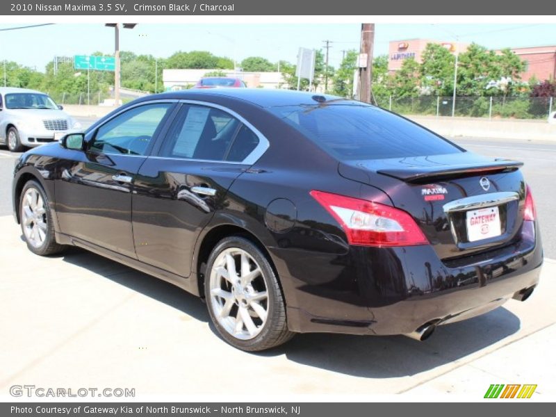 Crimson Black / Charcoal 2010 Nissan Maxima 3.5 SV