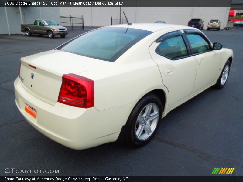 Cool Vanilla Clear Coat / Dark Slate Gray 2008 Dodge Charger SE