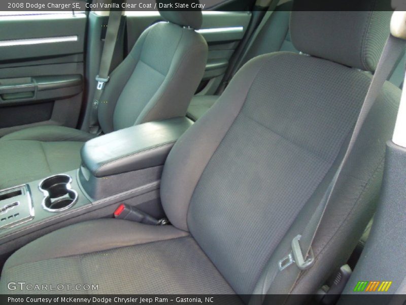 Cool Vanilla Clear Coat / Dark Slate Gray 2008 Dodge Charger SE