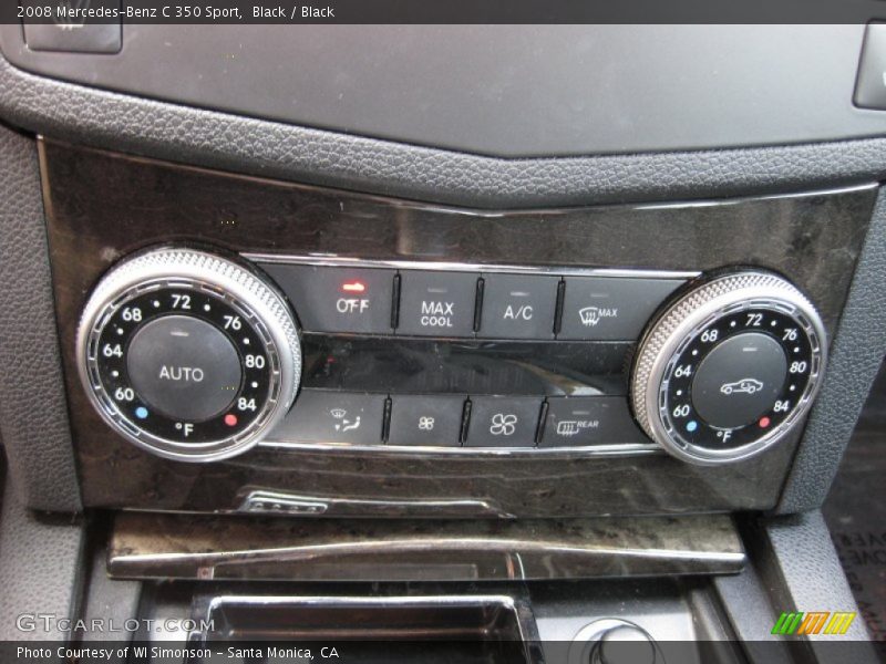 Black / Black 2008 Mercedes-Benz C 350 Sport