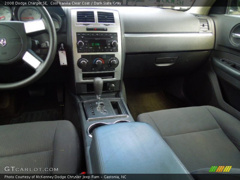 Cool Vanilla Clear Coat / Dark Slate Gray 2008 Dodge Charger SE