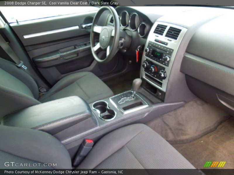 Cool Vanilla Clear Coat / Dark Slate Gray 2008 Dodge Charger SE