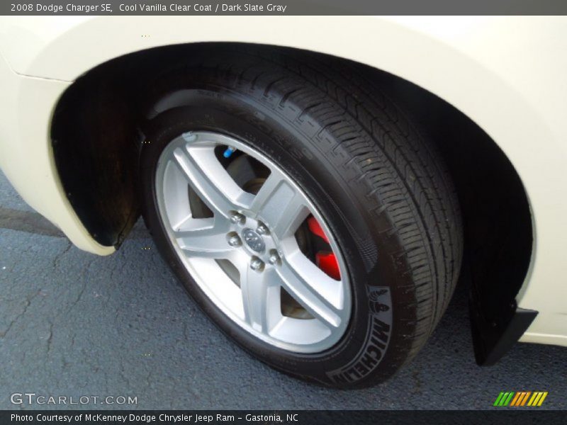 Cool Vanilla Clear Coat / Dark Slate Gray 2008 Dodge Charger SE