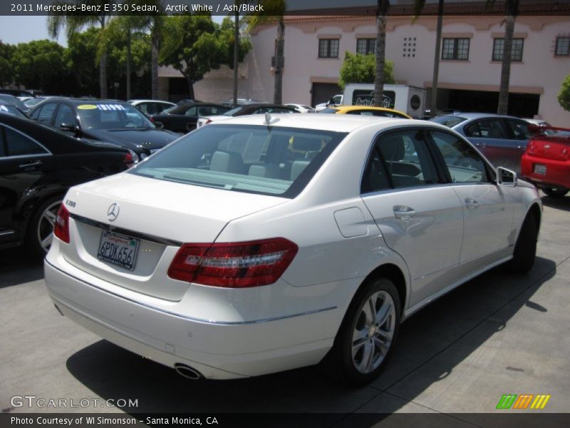 Arctic White / Ash/Black 2011 Mercedes-Benz E 350 Sedan