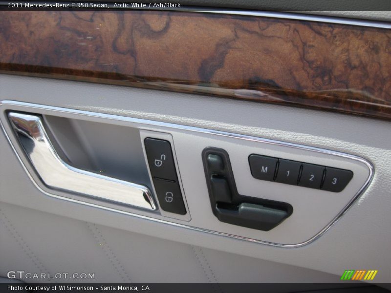 Arctic White / Ash/Black 2011 Mercedes-Benz E 350 Sedan