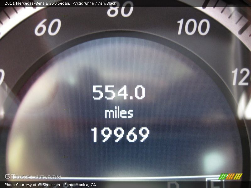 Arctic White / Ash/Black 2011 Mercedes-Benz E 350 Sedan