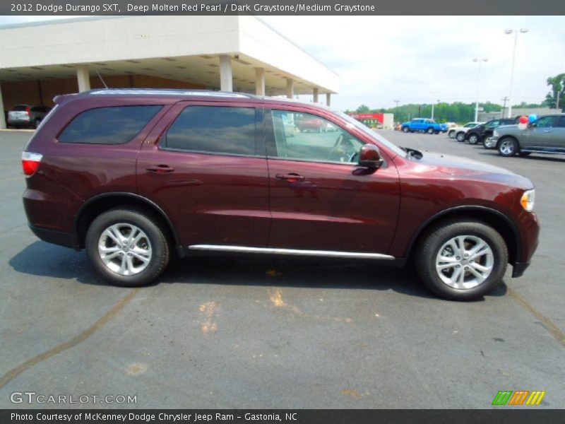Deep Molten Red Pearl / Dark Graystone/Medium Graystone 2012 Dodge Durango SXT