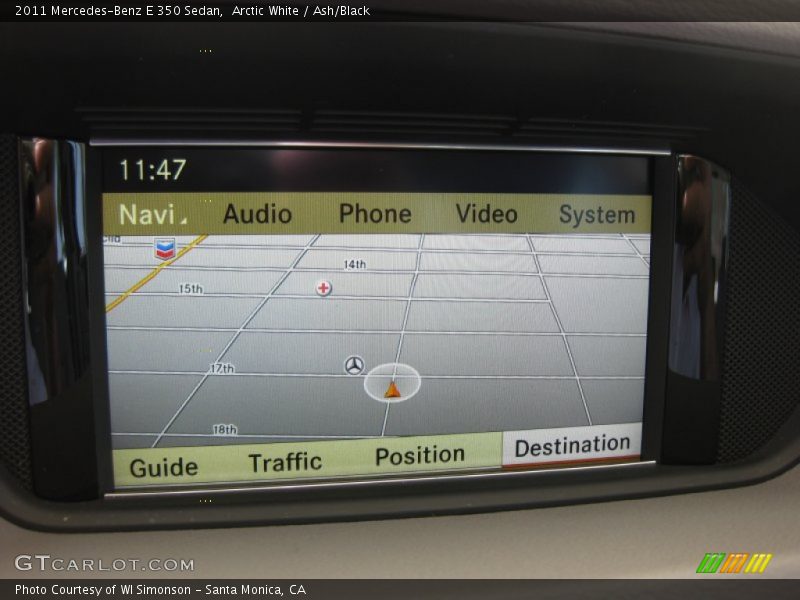 Arctic White / Ash/Black 2011 Mercedes-Benz E 350 Sedan