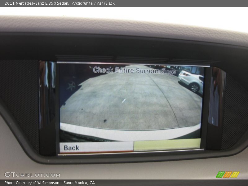 Arctic White / Ash/Black 2011 Mercedes-Benz E 350 Sedan