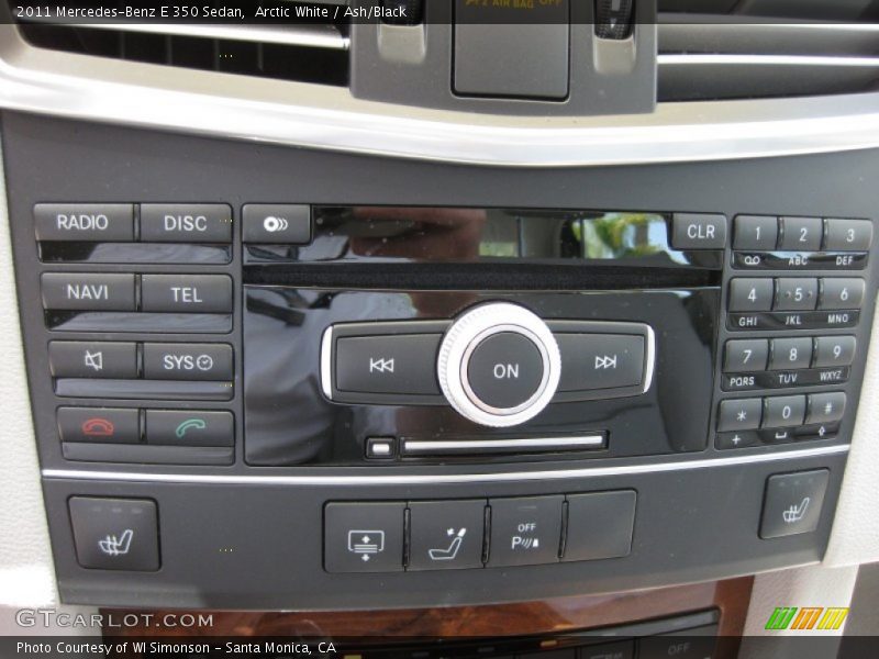 Arctic White / Ash/Black 2011 Mercedes-Benz E 350 Sedan