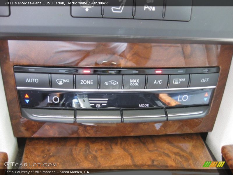 Arctic White / Ash/Black 2011 Mercedes-Benz E 350 Sedan