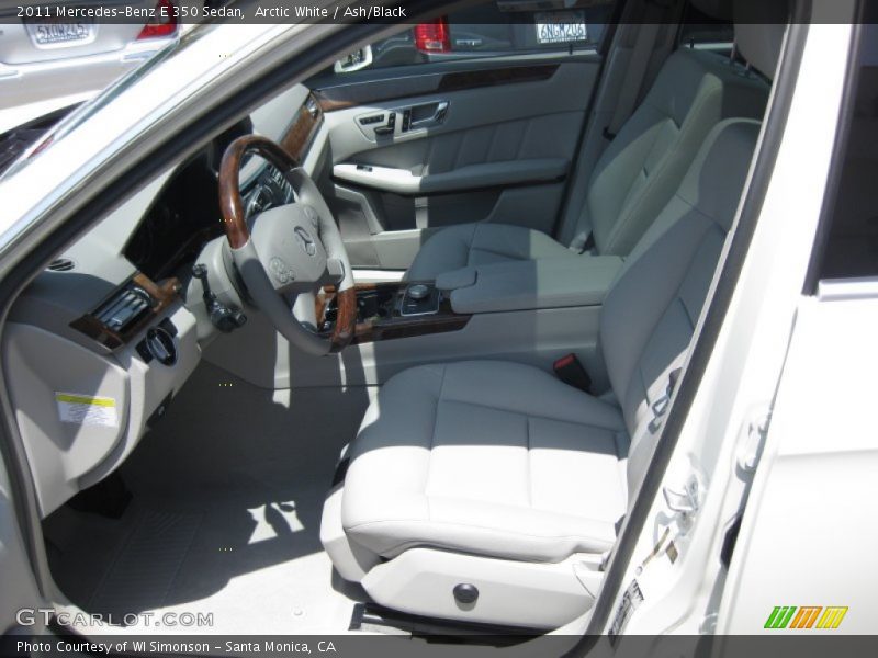 Arctic White / Ash/Black 2011 Mercedes-Benz E 350 Sedan
