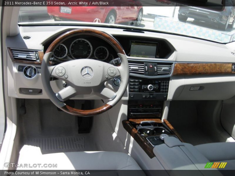 Arctic White / Ash/Black 2011 Mercedes-Benz E 350 Sedan
