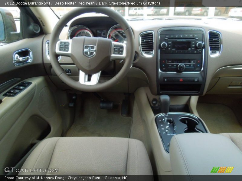 Deep Molten Red Pearl / Dark Graystone/Medium Graystone 2012 Dodge Durango SXT