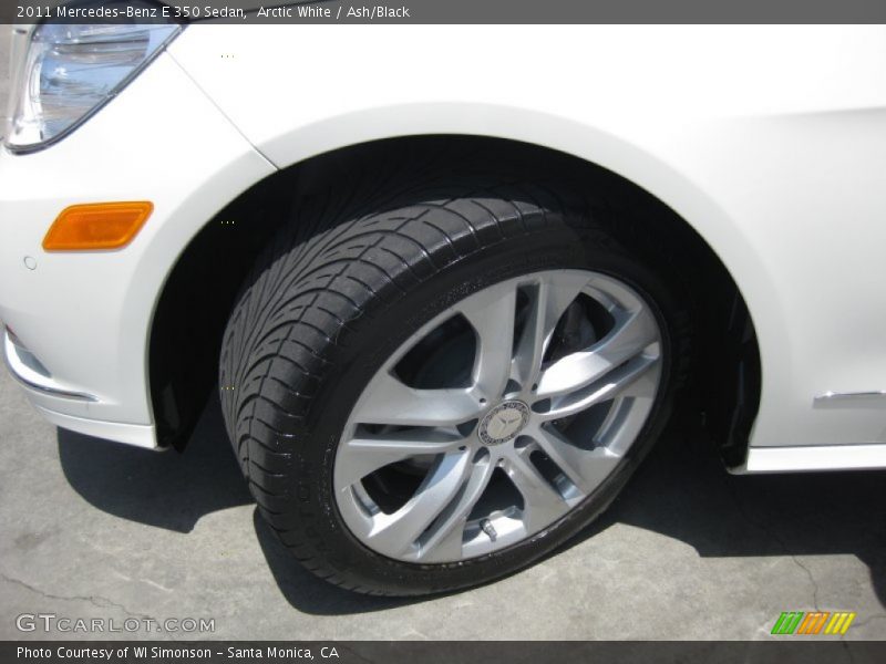 Arctic White / Ash/Black 2011 Mercedes-Benz E 350 Sedan