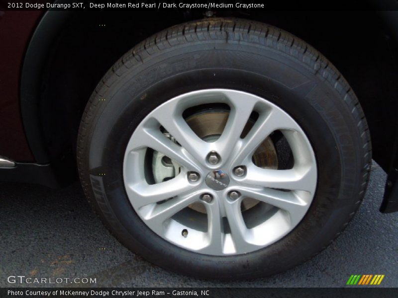 Deep Molten Red Pearl / Dark Graystone/Medium Graystone 2012 Dodge Durango SXT