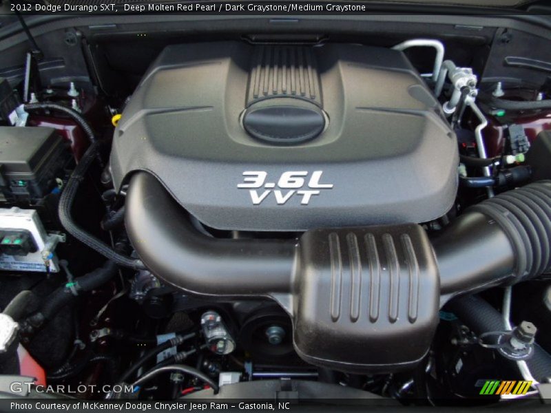 Deep Molten Red Pearl / Dark Graystone/Medium Graystone 2012 Dodge Durango SXT