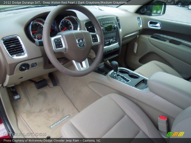 Deep Molten Red Pearl / Dark Graystone/Medium Graystone 2012 Dodge Durango SXT