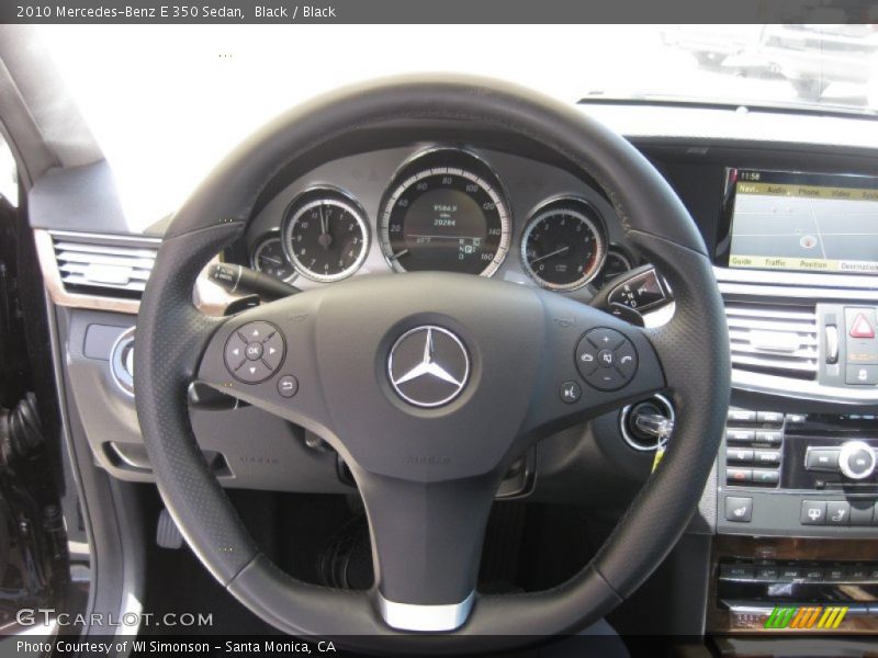 Black / Black 2010 Mercedes-Benz E 350 Sedan