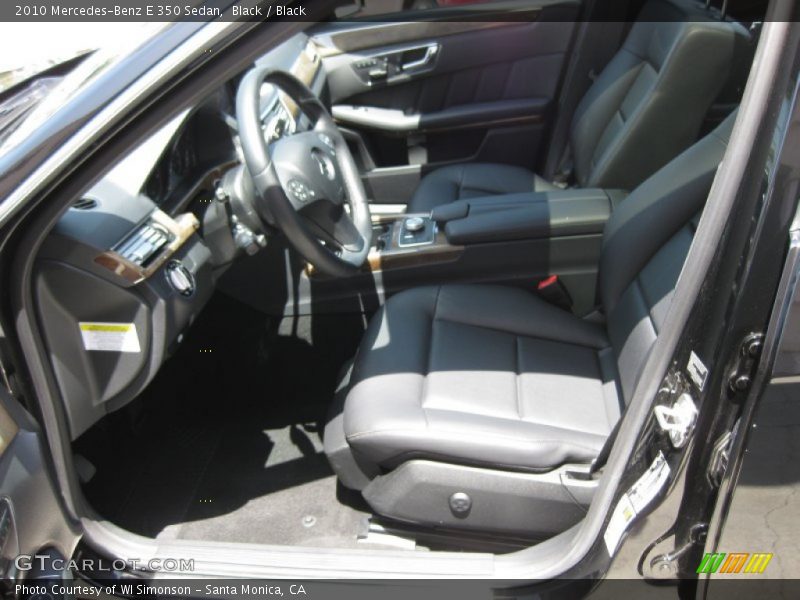 Black / Black 2010 Mercedes-Benz E 350 Sedan