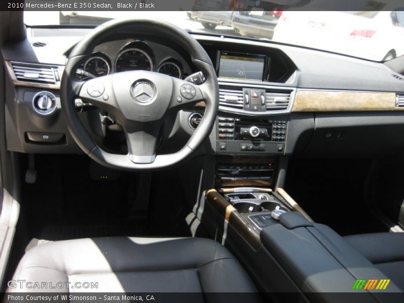 Black / Black 2010 Mercedes-Benz E 350 Sedan