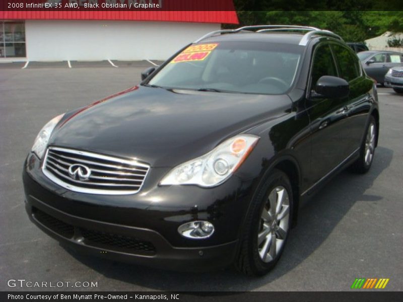 Black Obsidian / Graphite 2008 Infiniti EX 35 AWD