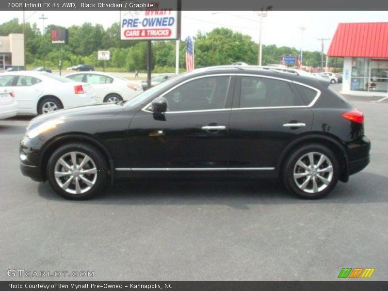 Black Obsidian / Graphite 2008 Infiniti EX 35 AWD