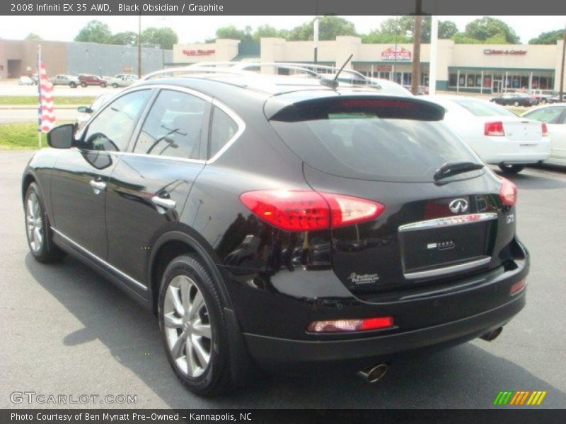 Black Obsidian / Graphite 2008 Infiniti EX 35 AWD