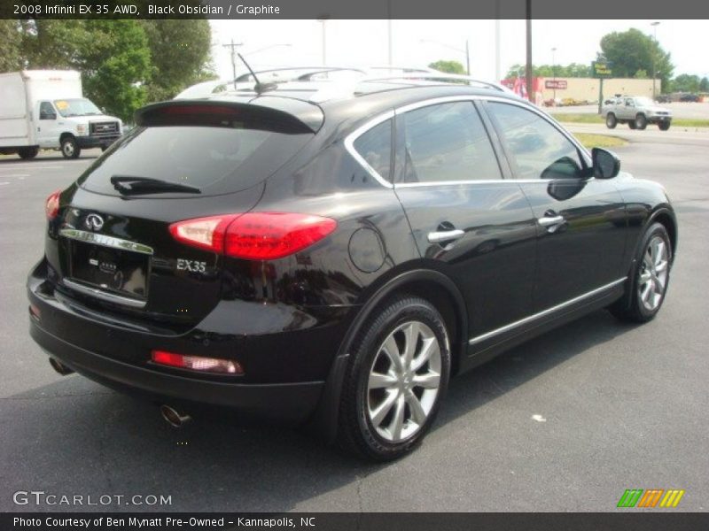Black Obsidian / Graphite 2008 Infiniti EX 35 AWD