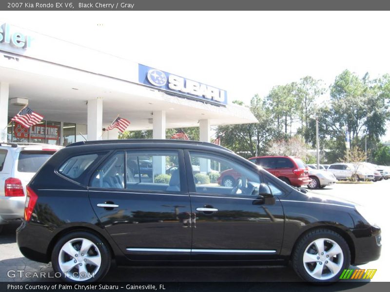 Black Cherry / Gray 2007 Kia Rondo EX V6