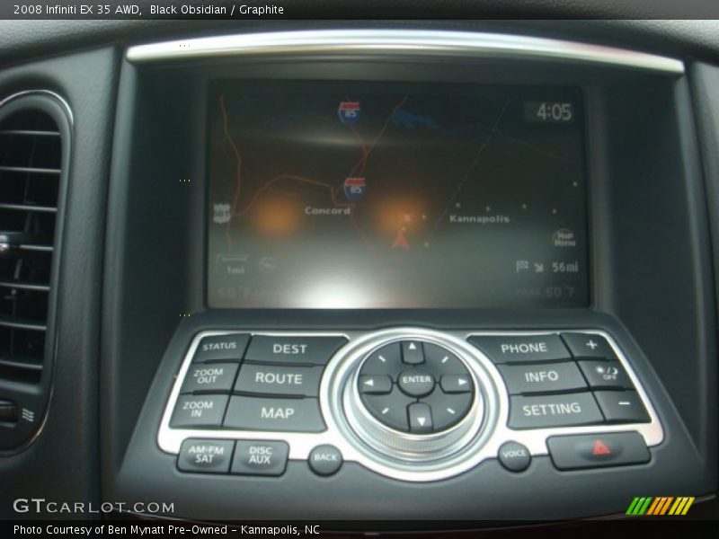 Black Obsidian / Graphite 2008 Infiniti EX 35 AWD