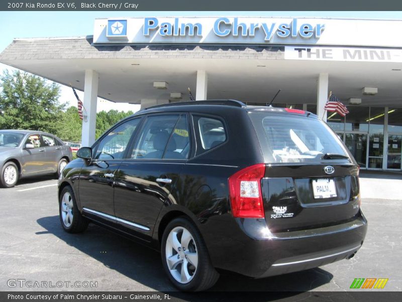 Black Cherry / Gray 2007 Kia Rondo EX V6
