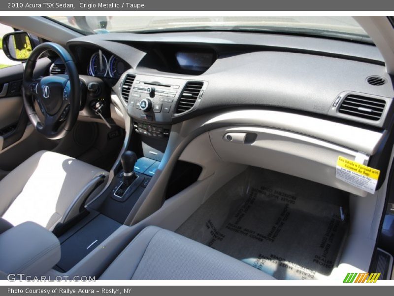 Grigio Metallic / Taupe 2010 Acura TSX Sedan