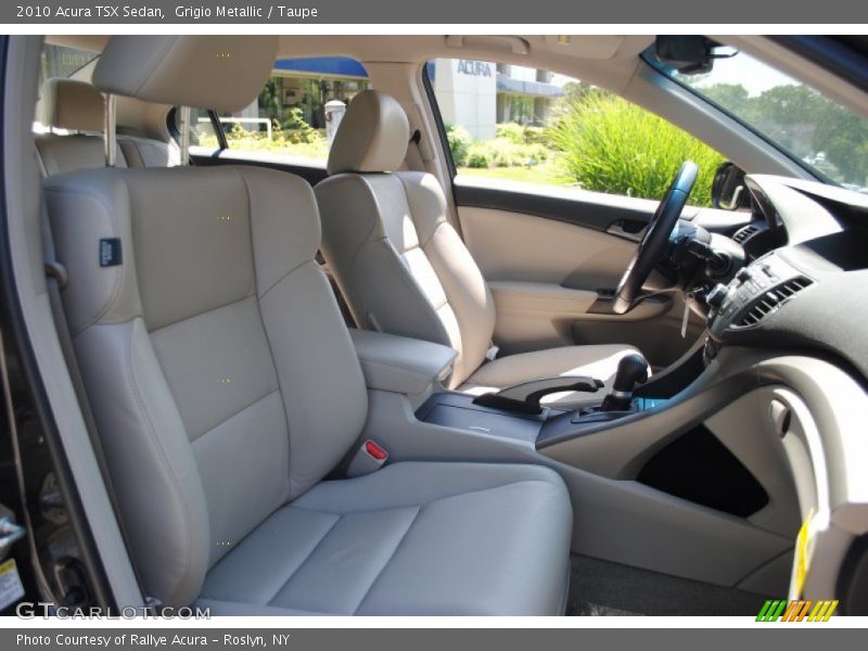 Grigio Metallic / Taupe 2010 Acura TSX Sedan