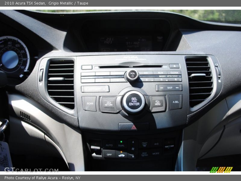 Grigio Metallic / Taupe 2010 Acura TSX Sedan