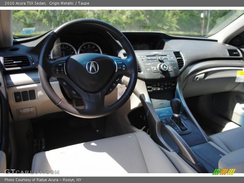 Grigio Metallic / Taupe 2010 Acura TSX Sedan