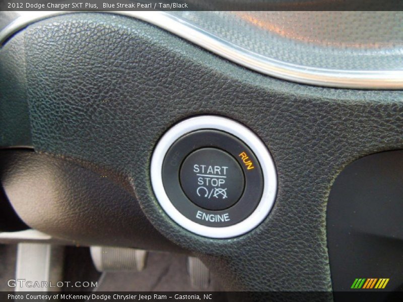 Blue Streak Pearl / Tan/Black 2012 Dodge Charger SXT Plus