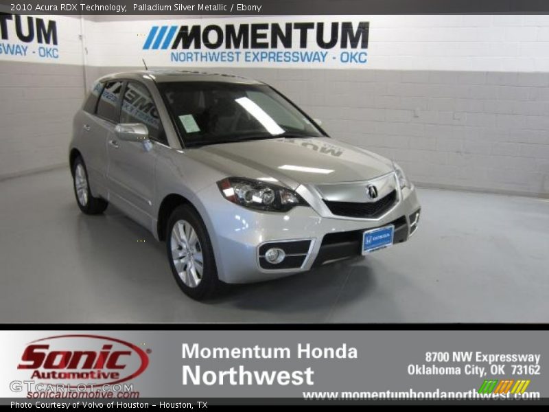 Palladium Silver Metallic / Ebony 2010 Acura RDX Technology