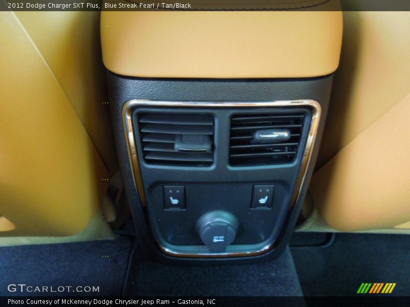 Blue Streak Pearl / Tan/Black 2012 Dodge Charger SXT Plus