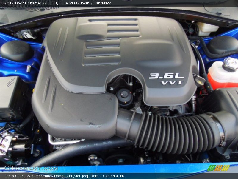 Blue Streak Pearl / Tan/Black 2012 Dodge Charger SXT Plus