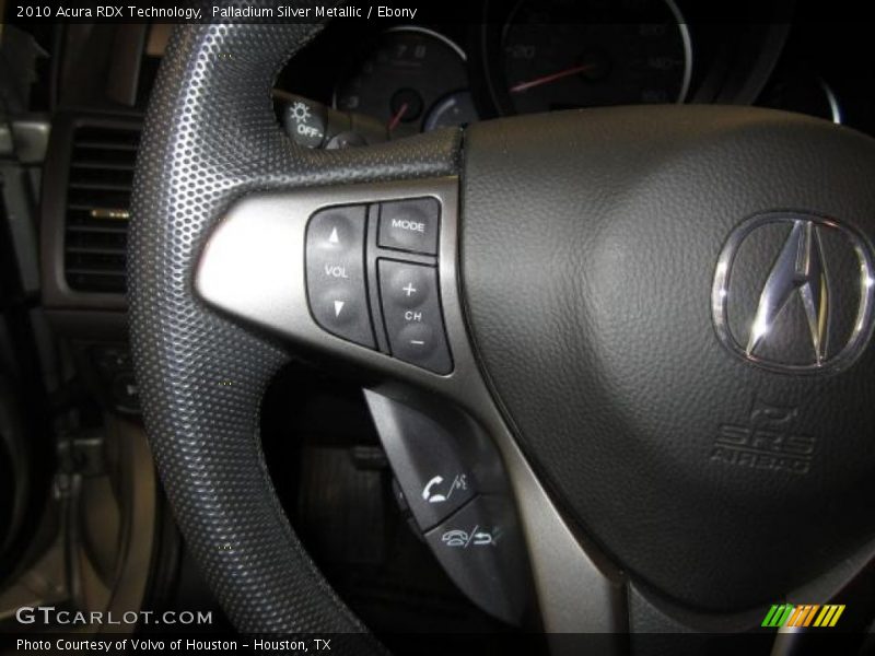 Palladium Silver Metallic / Ebony 2010 Acura RDX Technology