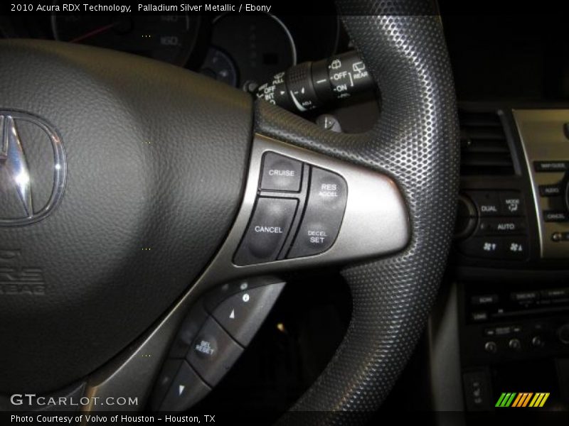 Palladium Silver Metallic / Ebony 2010 Acura RDX Technology