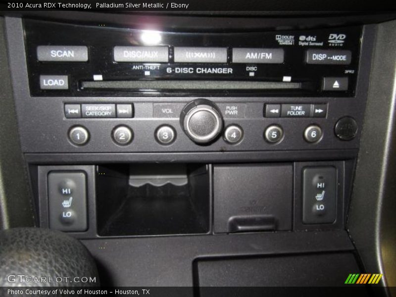 Palladium Silver Metallic / Ebony 2010 Acura RDX Technology