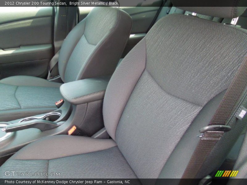 Bright Silver Metallic / Black 2012 Chrysler 200 Touring Sedan