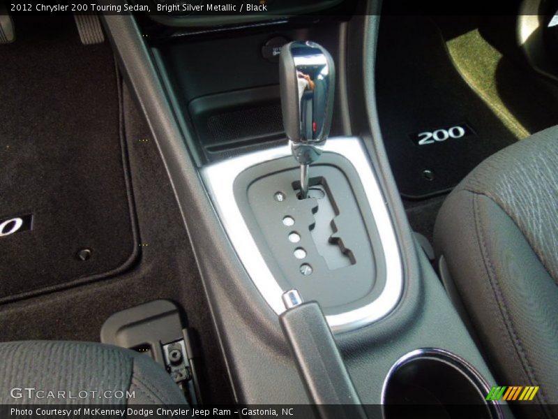 Bright Silver Metallic / Black 2012 Chrysler 200 Touring Sedan