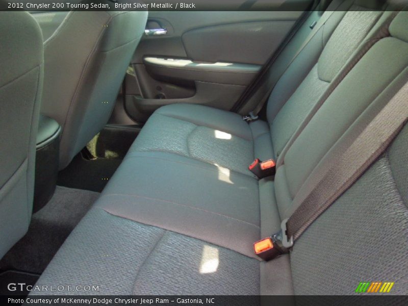 Bright Silver Metallic / Black 2012 Chrysler 200 Touring Sedan