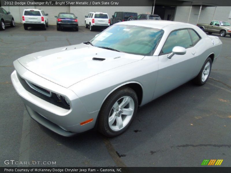 Bright Silver Metallic / Dark Slate Gray 2012 Dodge Challenger R/T