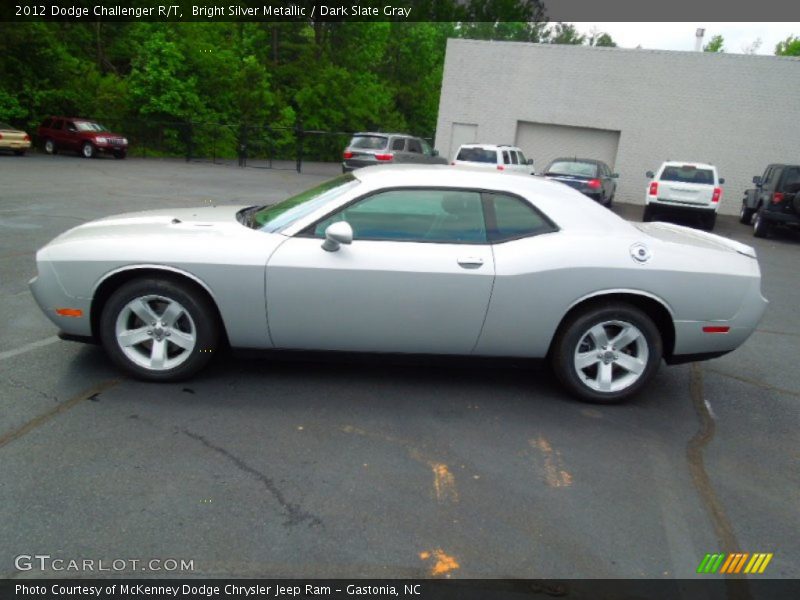 Bright Silver Metallic / Dark Slate Gray 2012 Dodge Challenger R/T