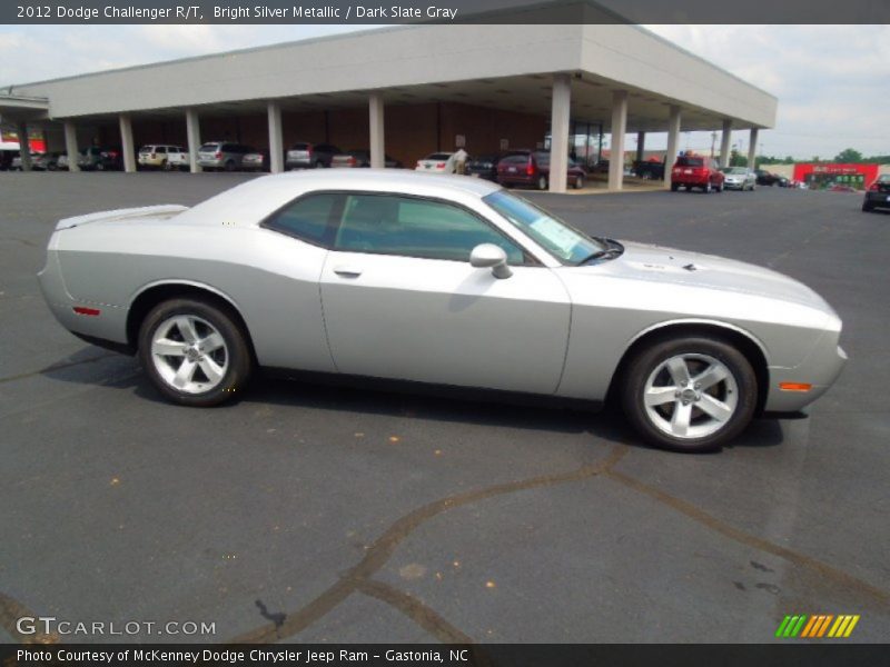 Bright Silver Metallic / Dark Slate Gray 2012 Dodge Challenger R/T