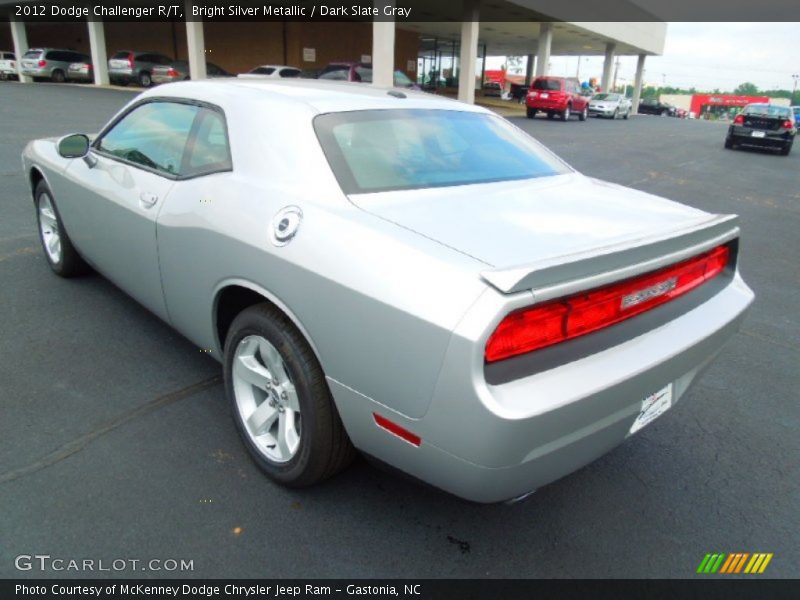 Bright Silver Metallic / Dark Slate Gray 2012 Dodge Challenger R/T